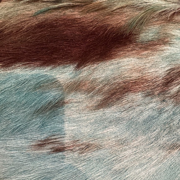 Turquoise and fabulous chocolate leather - Picture 2 of 6